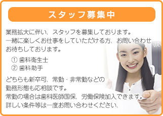 スタッフ募集